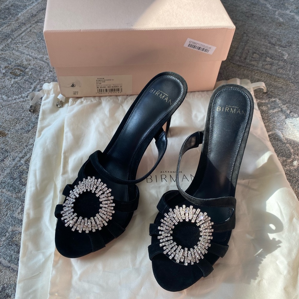 NWT Alexandre Birman Alicia
Suede Embellished Mules - Picture 6 of 15